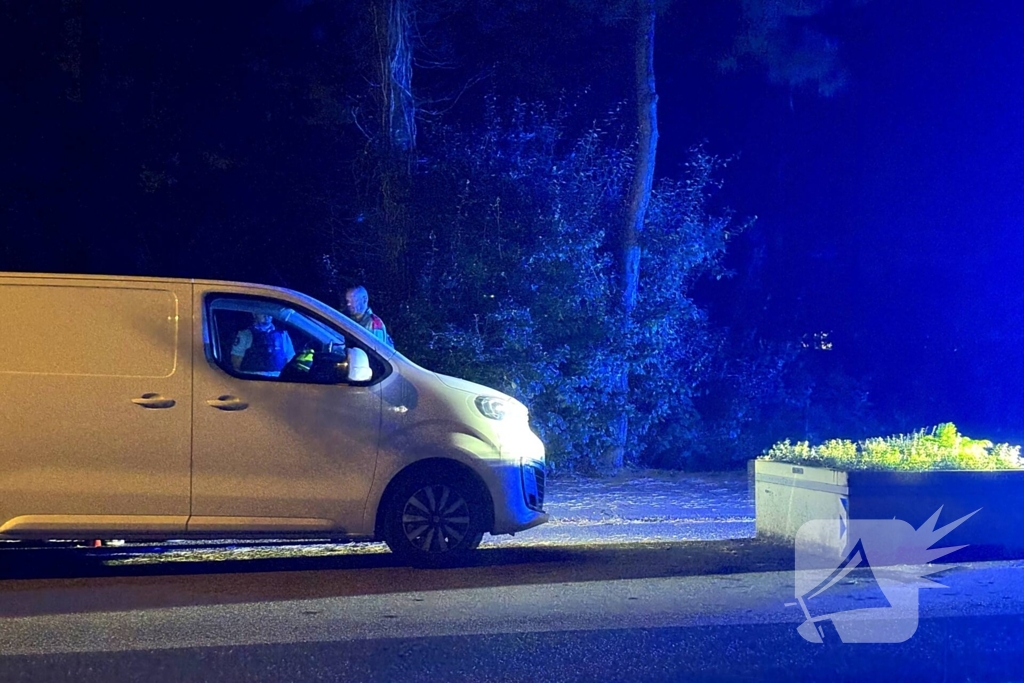 Ongeval tussen bestelbus en fatbike