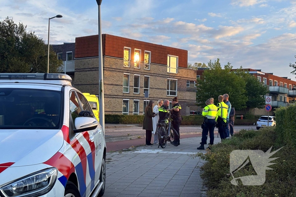 Fietser gewond bij botsing met auto