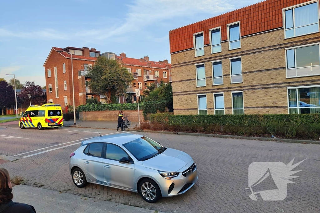 Fietser gewond bij botsing met auto