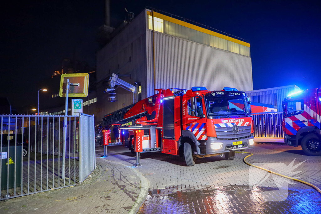 Industriebrand in silo onder controle
