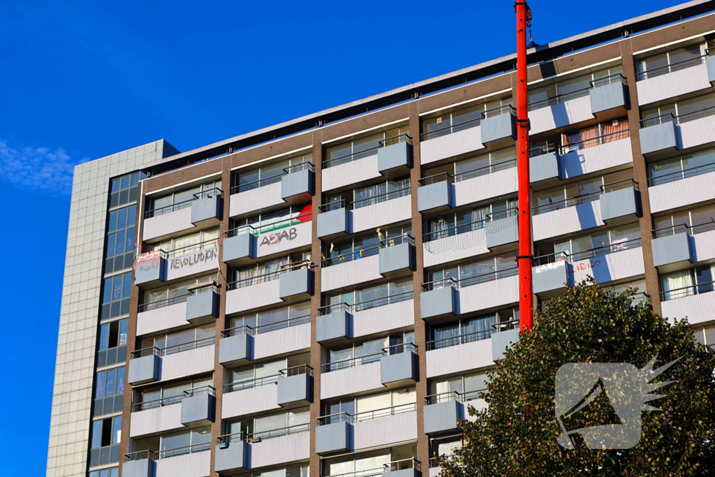 Politie ontruimt krakersflat