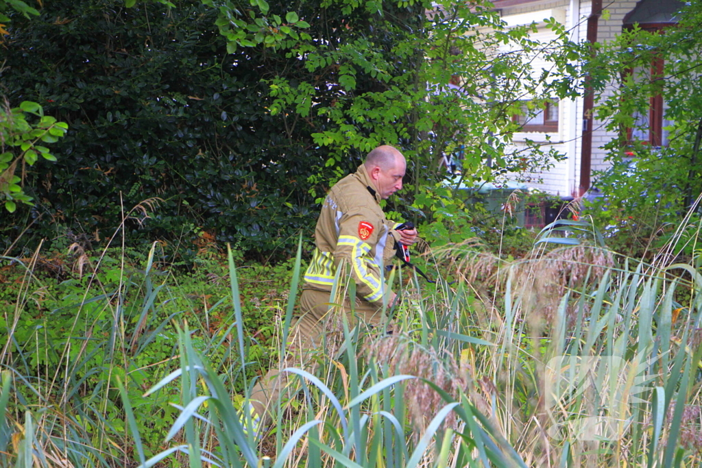 Hondje Rex gered uit water