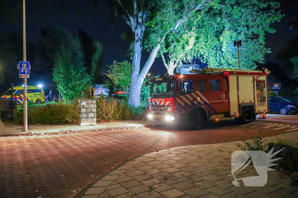 Scootmobiel bestuurder uit water gered