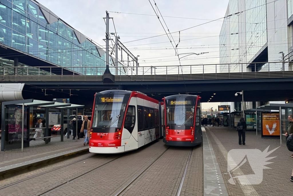 ME grijpt in bij Gaza demonstratie, tram en treinverkeer gestremd