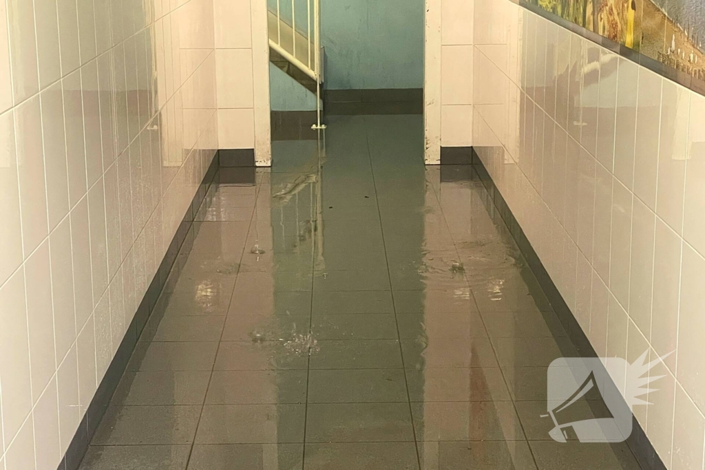 Waterleiding kapot na kluswerk