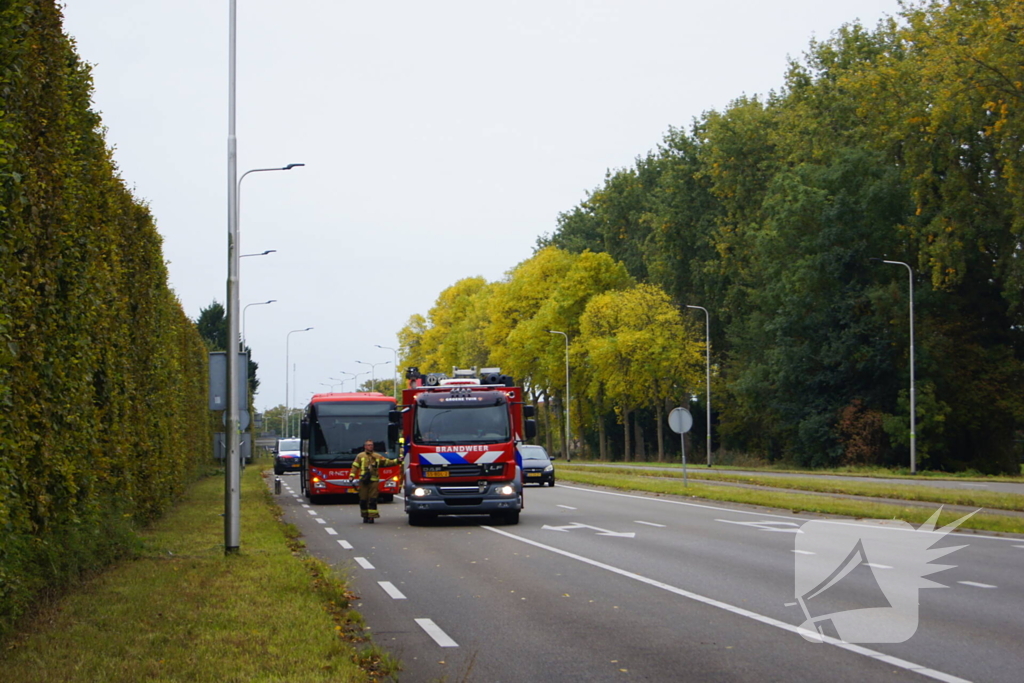 Spoedinzet voor mogelijke busbrand