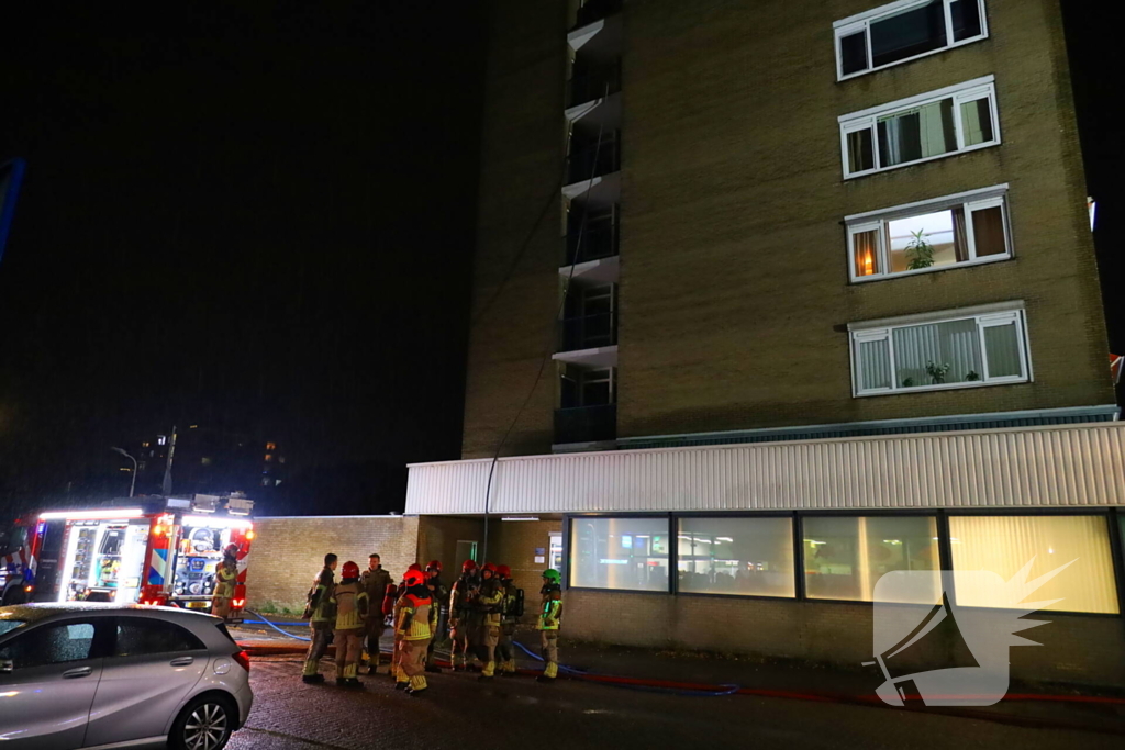 Appartement brandt volledig uit