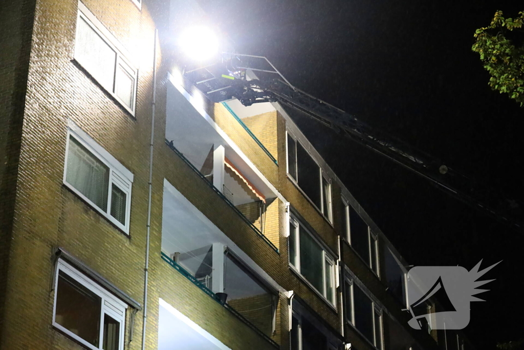 Appartement brandt volledig uit