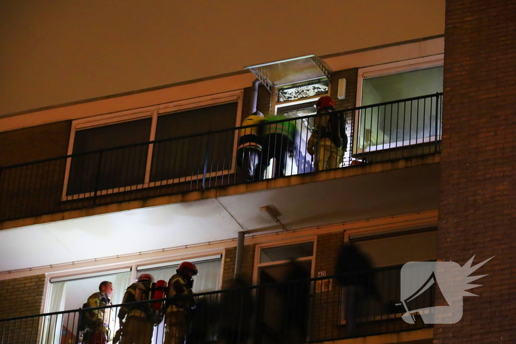 Appartement brandt volledig uit