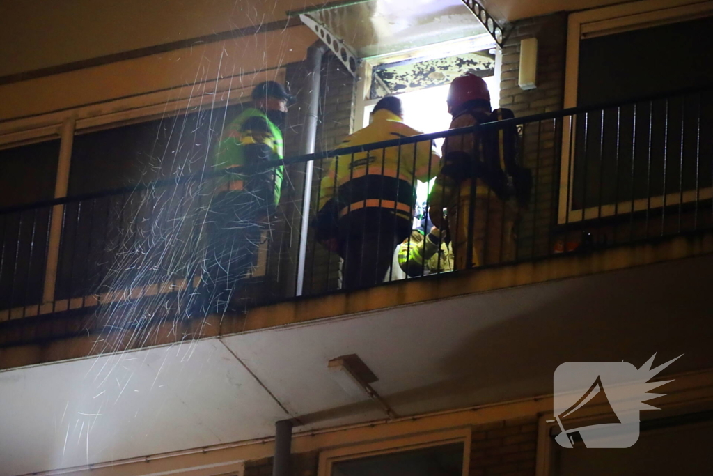 Appartement brandt volledig uit