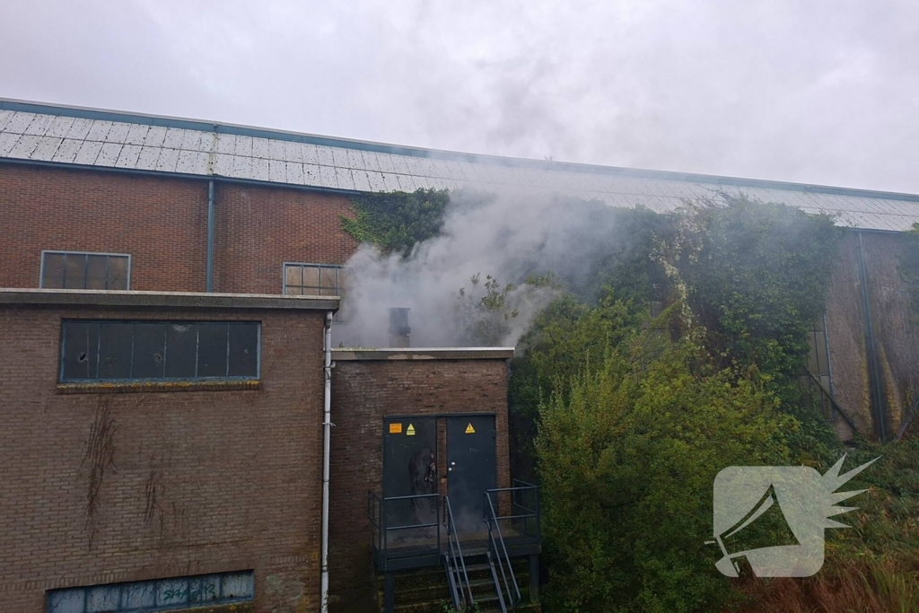 Brand in leegstaand pand