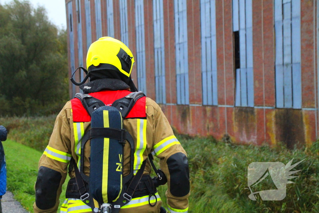 Brand in leegstaand pand