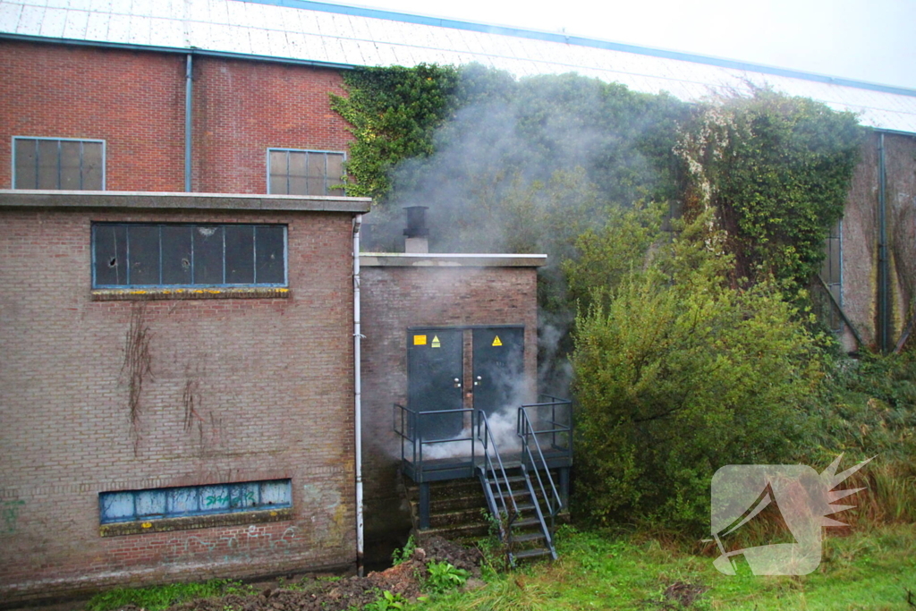 Brand in leegstaand pand