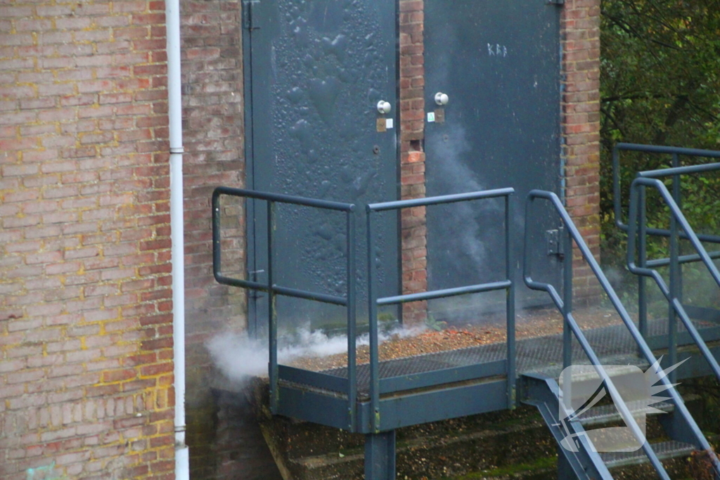 Brand in leegstaand pand