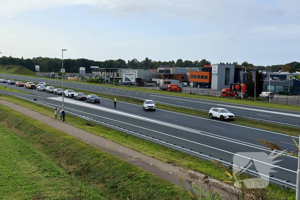 Kopstaart aanrijding zonder gewonden