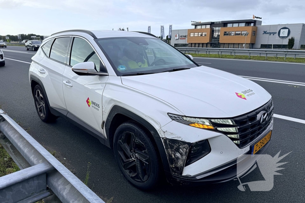 Kopstaart aanrijding zonder gewonden