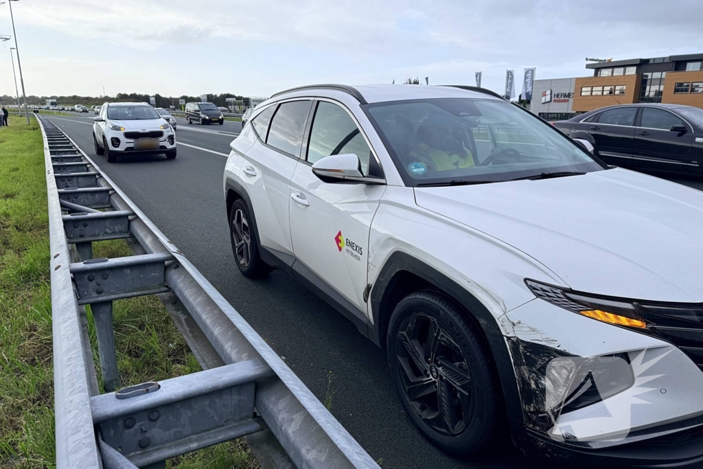 Kopstaart aanrijding zonder gewonden