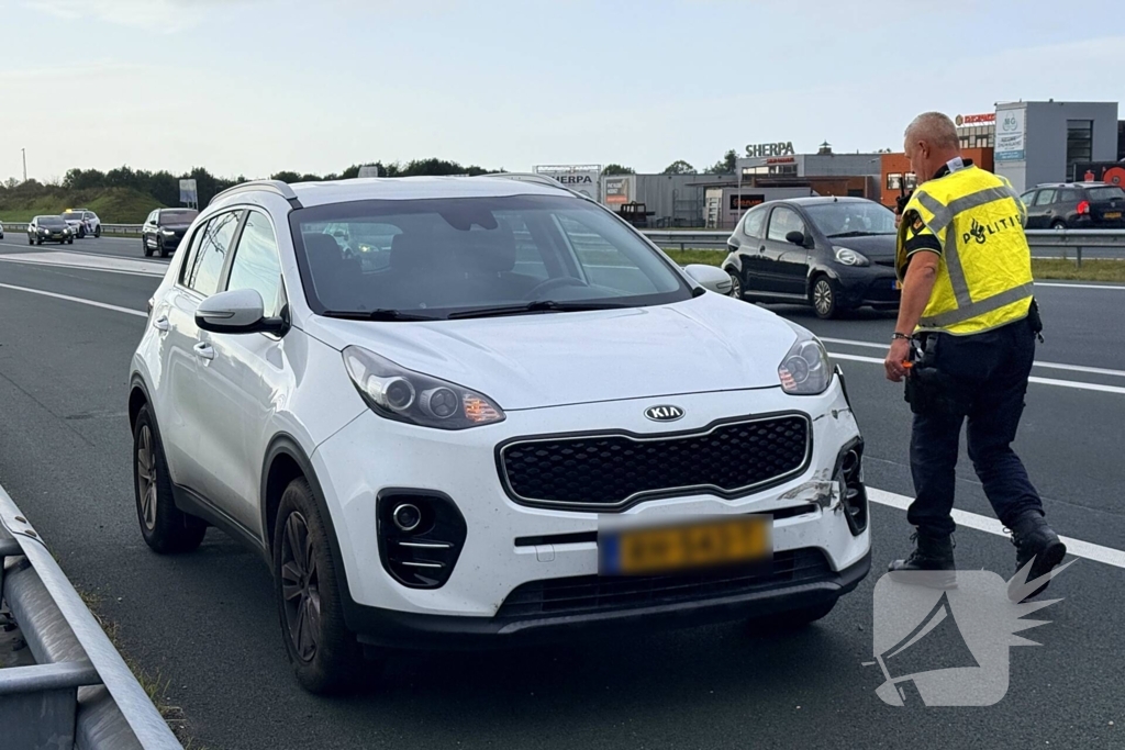 Kopstaart aanrijding zonder gewonden