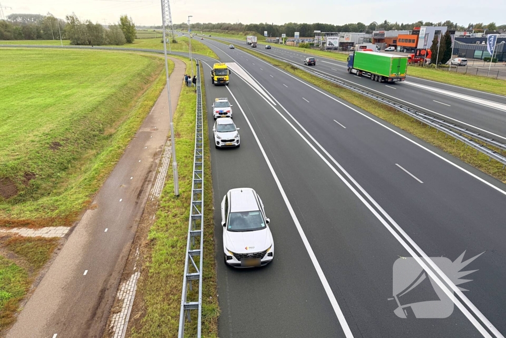Kopstaart aanrijding zonder gewonden