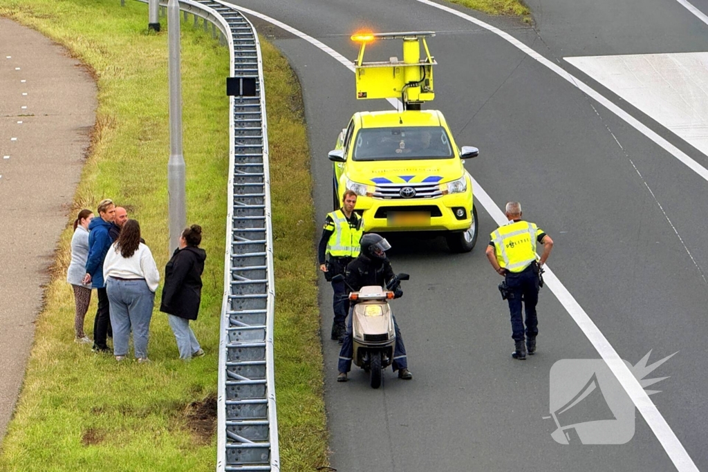 Kopstaart aanrijding zonder gewonden