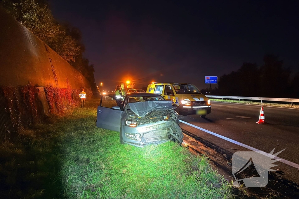 Kopstaartaanrijding leidt tot aanhouding en gewonde