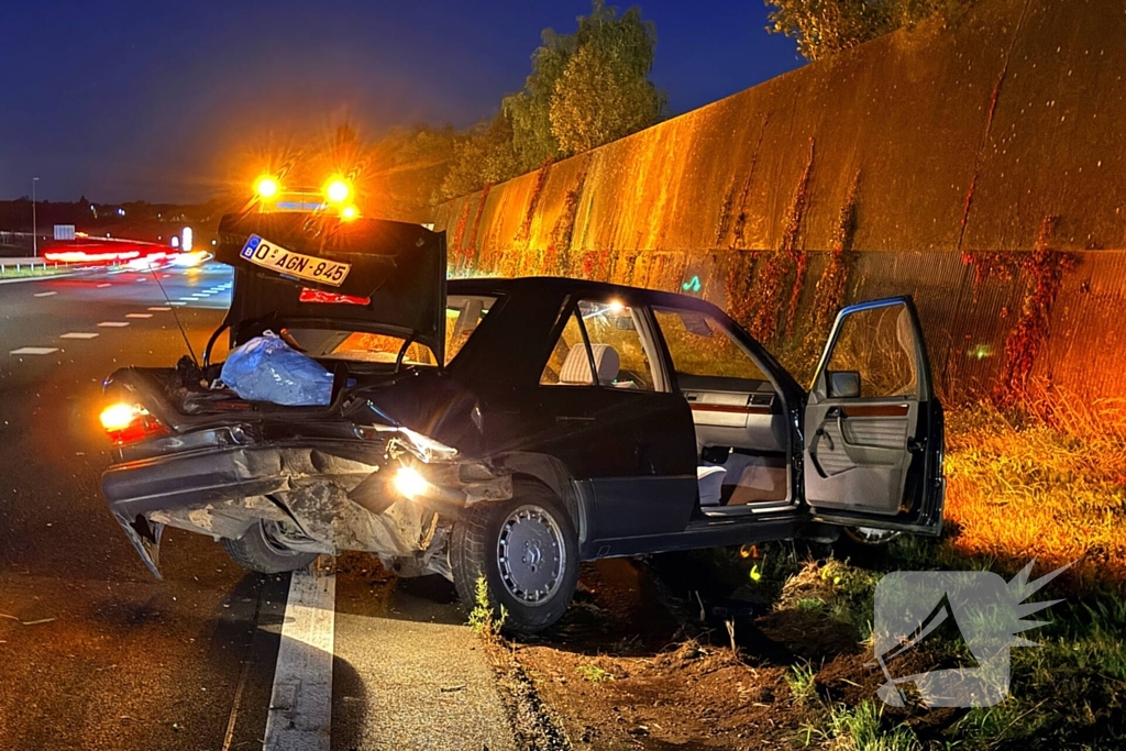 Kopstaartaanrijding leidt tot aanhouding en gewonde