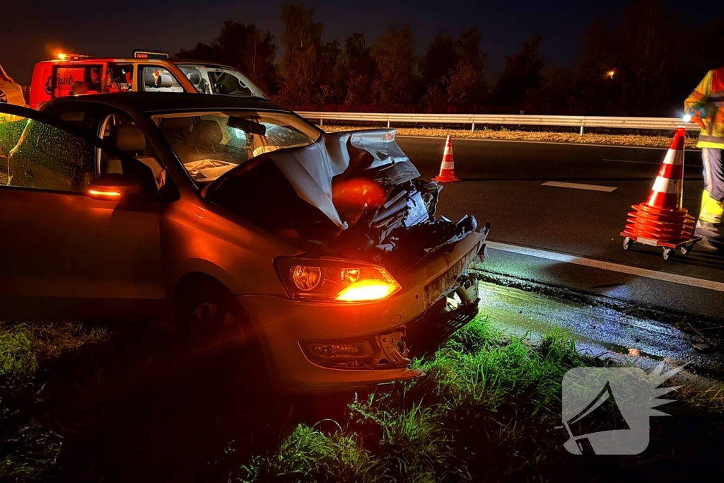Kopstaartaanrijding leidt tot aanhouding en gewonde