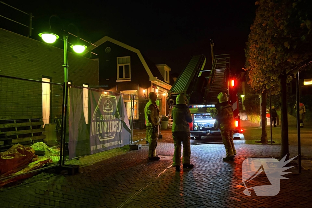 Waterlekkage ontdekt bij winkel