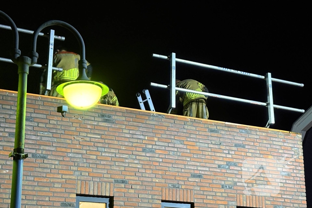 Waterlekkage ontdekt bij winkel