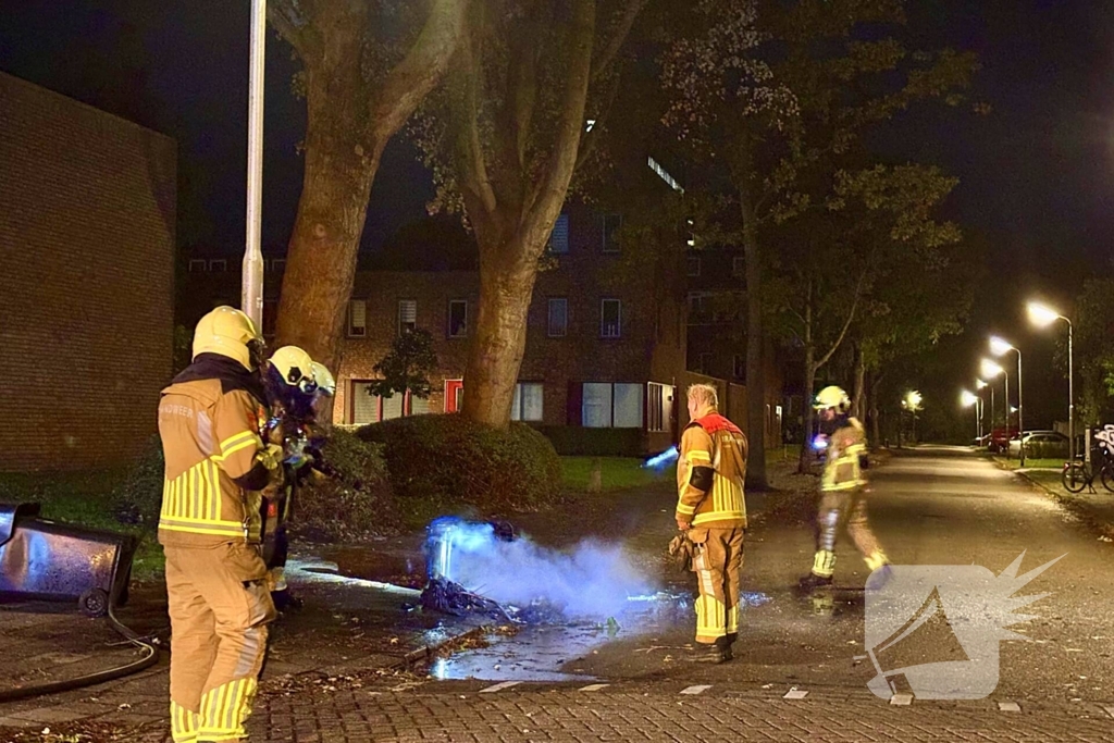 Containers in brand geblust