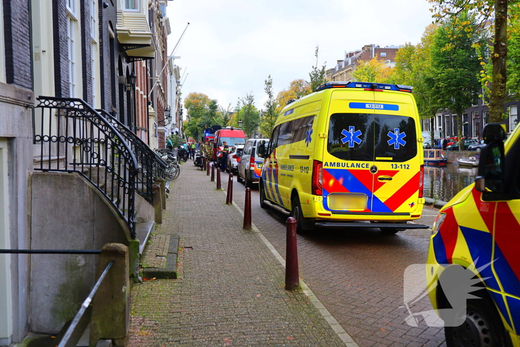 Auto te water in centrum