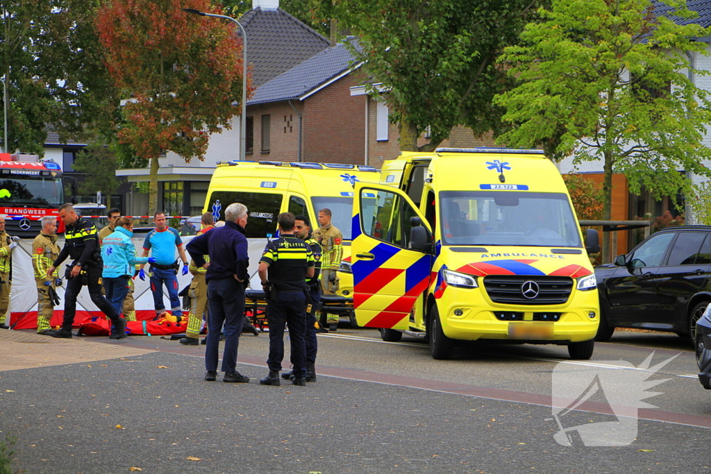 Ernstig ongeval met gewonde en inzet ambulance