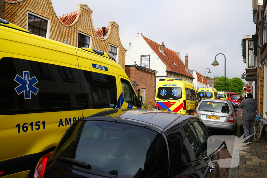 Woningbrand leidt tot grote inzet