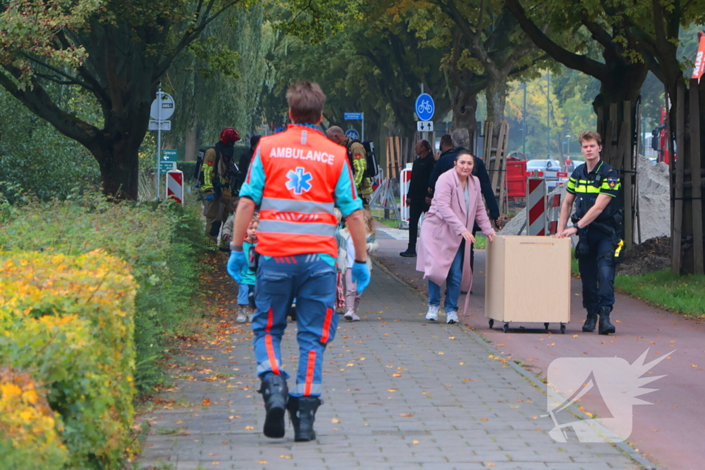 Ongeval met gevaarlijke stoffen bij zwembad