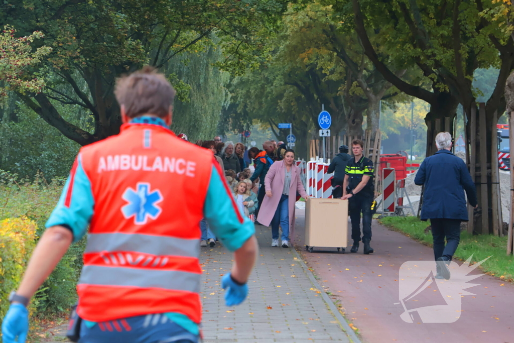 Ongeval met gevaarlijke stoffen bij zwembad