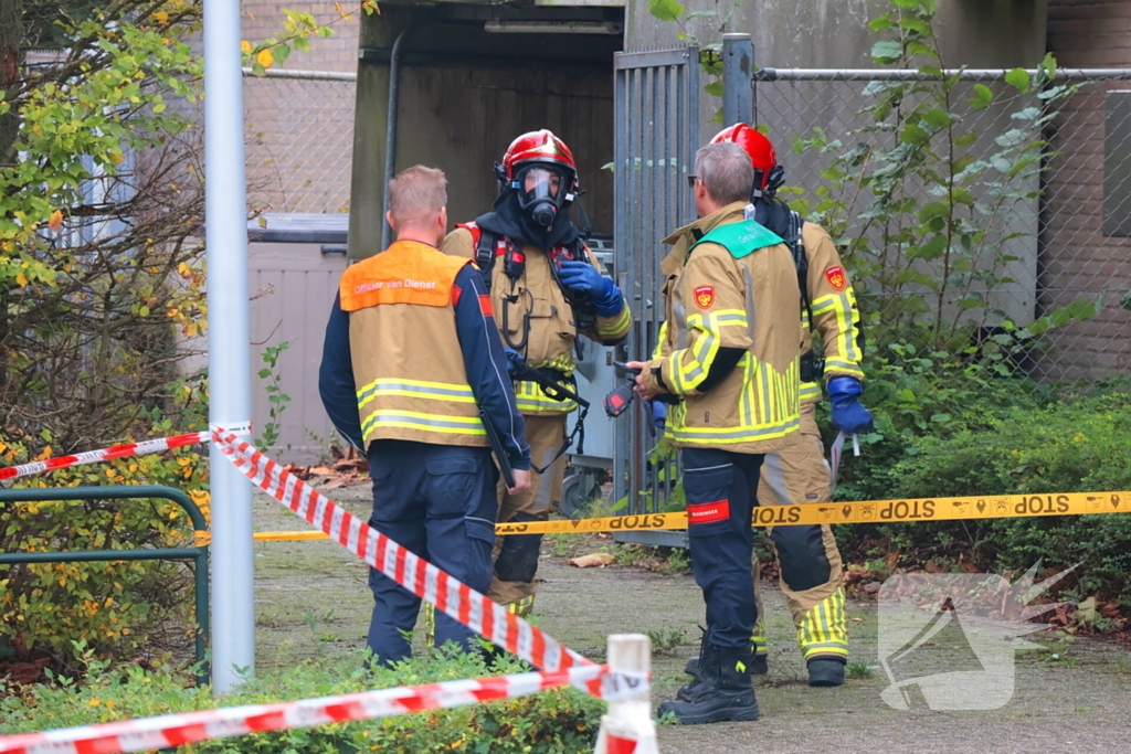 Ongeval met gevaarlijke stoffen bij zwembad