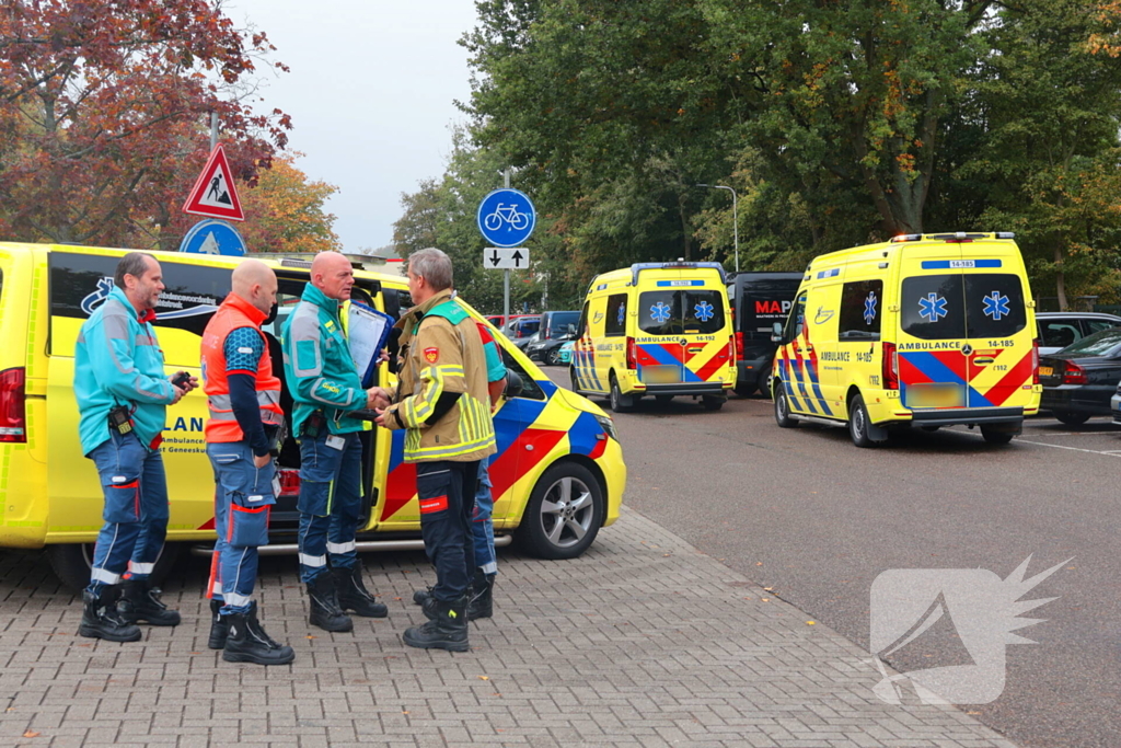 Ongeval met gevaarlijke stoffen bij zwembad