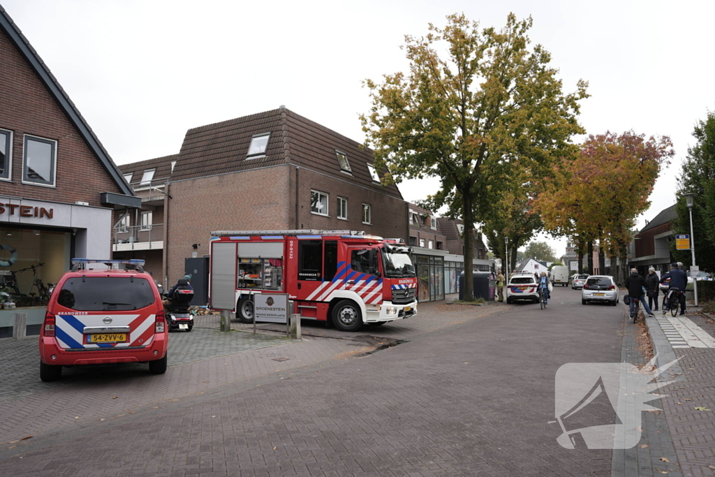 Brand in winkel leidt tot ontruiming
