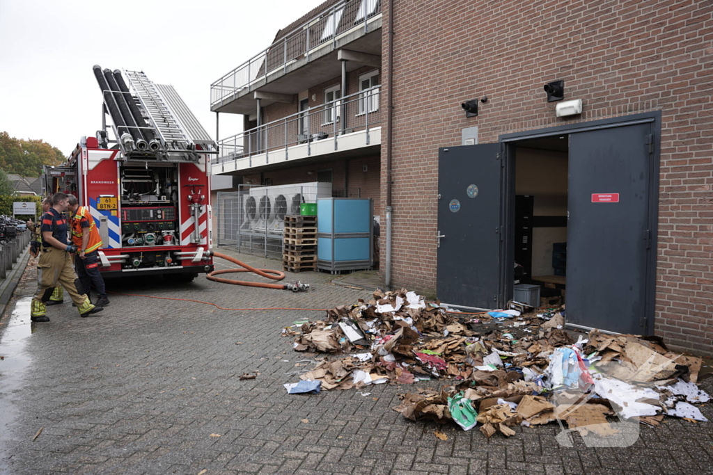 Brand in winkel leidt tot ontruiming