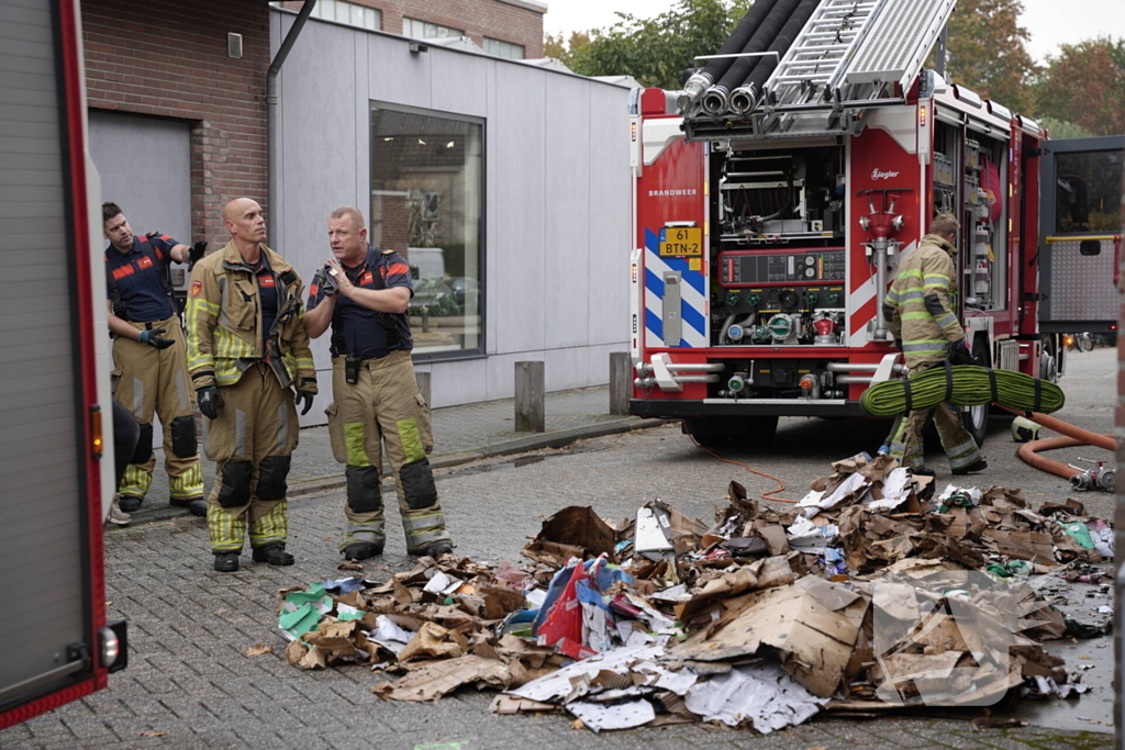 Brand in winkel leidt tot ontruiming