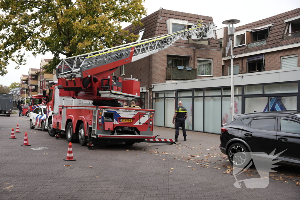 Brand in winkel leidt tot ontruiming