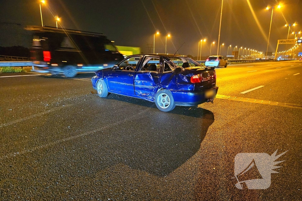 Snelweg deels afgesloten na ongeval