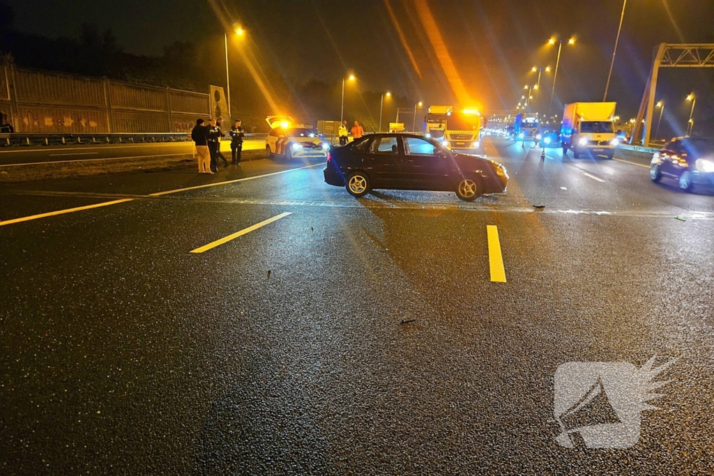 Snelweg deels afgesloten na ongeval