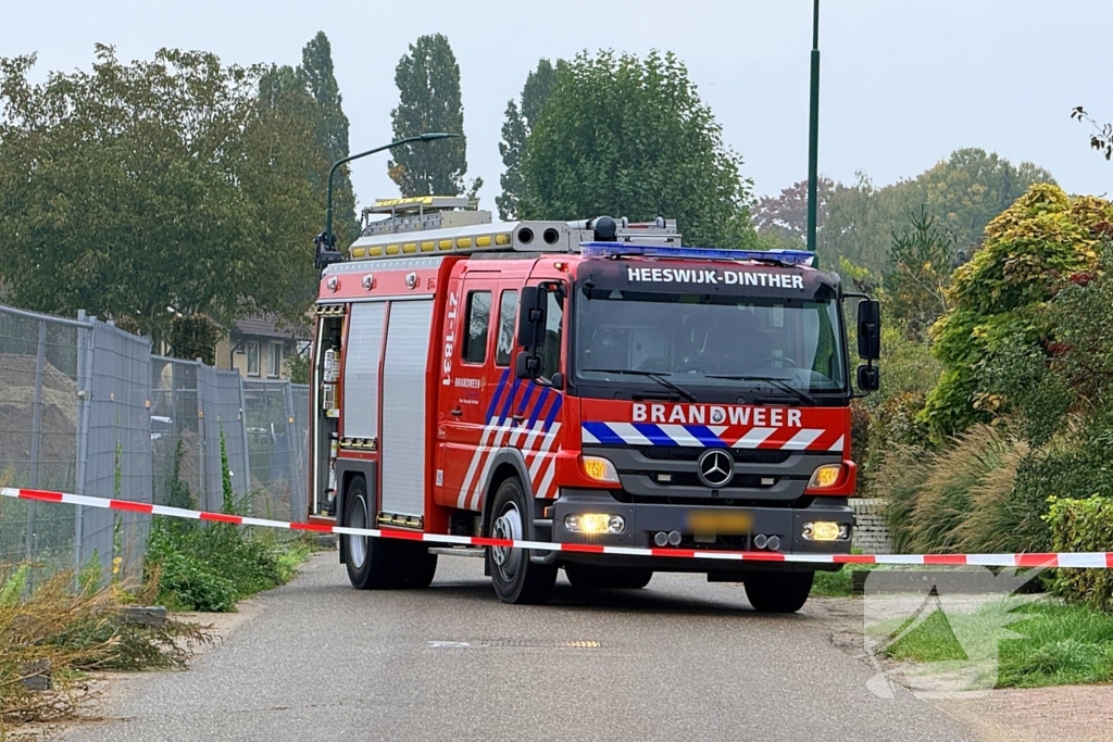 Gaslek ontdekt tijdens graafwerkzaamheden