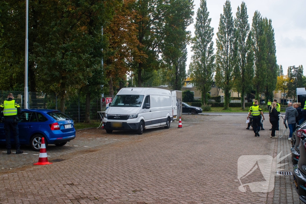 Politie houdt verkeerscontrole
