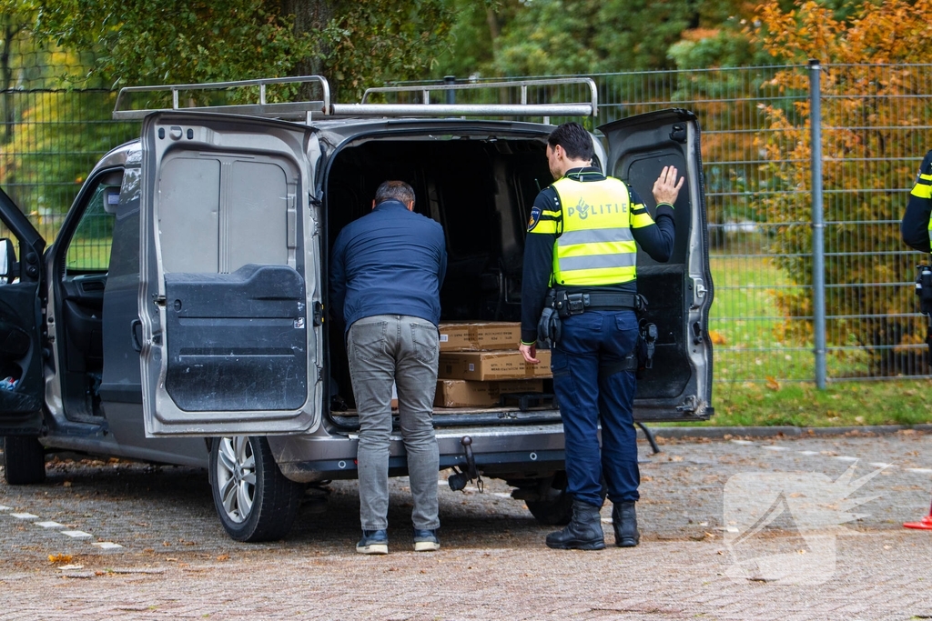 Politie houdt verkeerscontrole