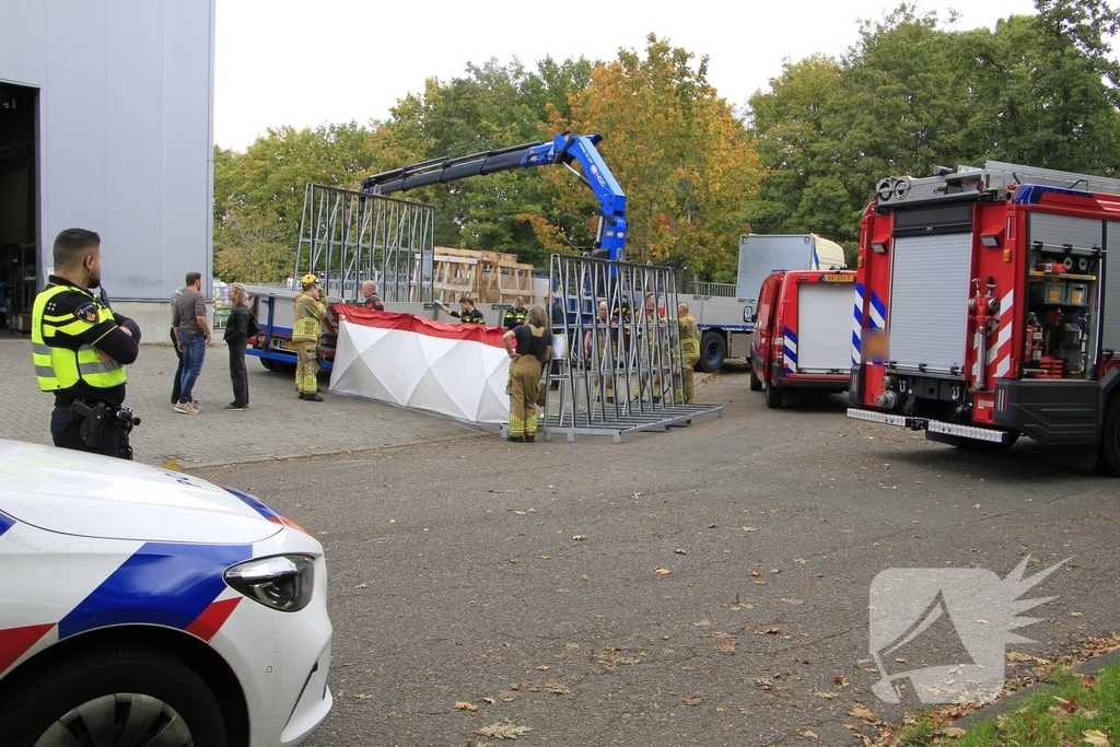 Zwaargewonde bij laadincident