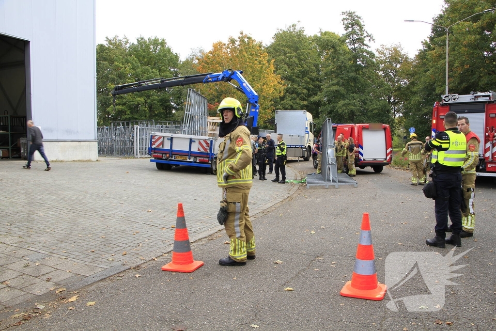 Zwaargewonde bij laadincident