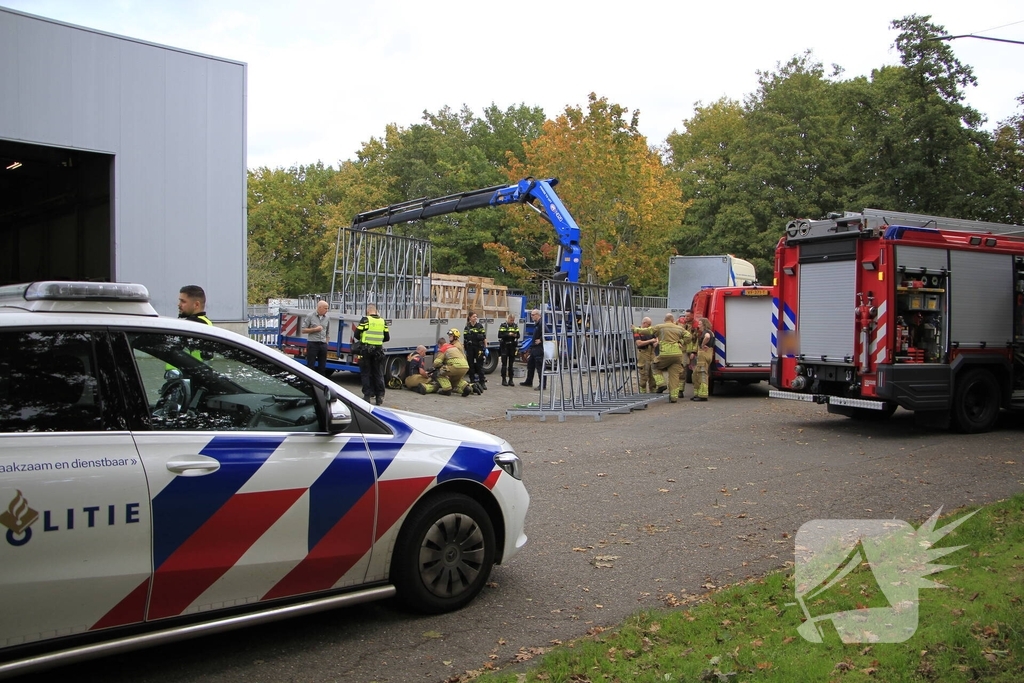 Zwaargewonde bij laadincident