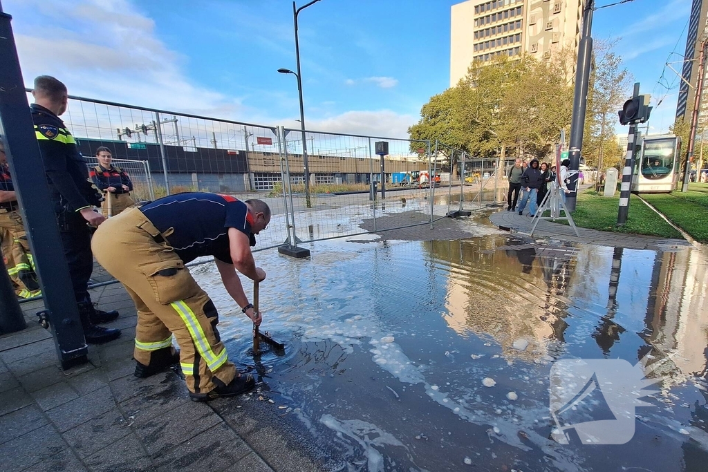 Waterlekkage veroorzaakt overlast bij kantoorpand